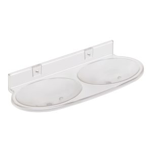 Double Soap Dish Oval