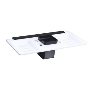 Double Soap Dish With Tumbler Holder