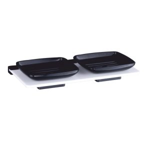 Square Double Soap Dish