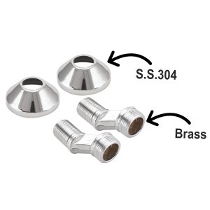 WALL MOUNTED LEG SET (Brass)