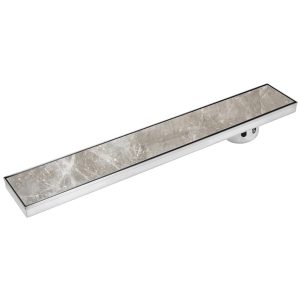 Shower Drain Channel  with Cockroach Trap-Tile Insert