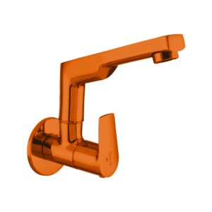 Omega-20 Rose Gold Sink Cock in Swivel Spout
