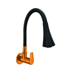 Omega-20 Rose Gold Sink Cock in SF Spout MultiFlow