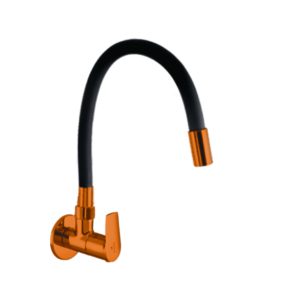 Omega-20 Rose Gold Sink Cock Silicon Flexible Spout – Single Flow