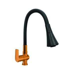Omega-20 Rose Gold Swan Neck in Silicon Flexible Spout – Multi Flow