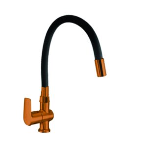 Omega-20 Rose Gold Swan Neck in Silicon Flexible Spout – Single Flow
