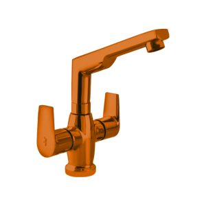 Omega-20 Center Hole Basin Mixer Rose Gold | Premium Bathroom Faucet